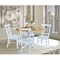 International Concepts 42 in. Dual Drop Leaf Table with 4 Cross Back Dining Chairs - 5 Piece Dining Set K02-42DP-C08-613-4 - alternate 5